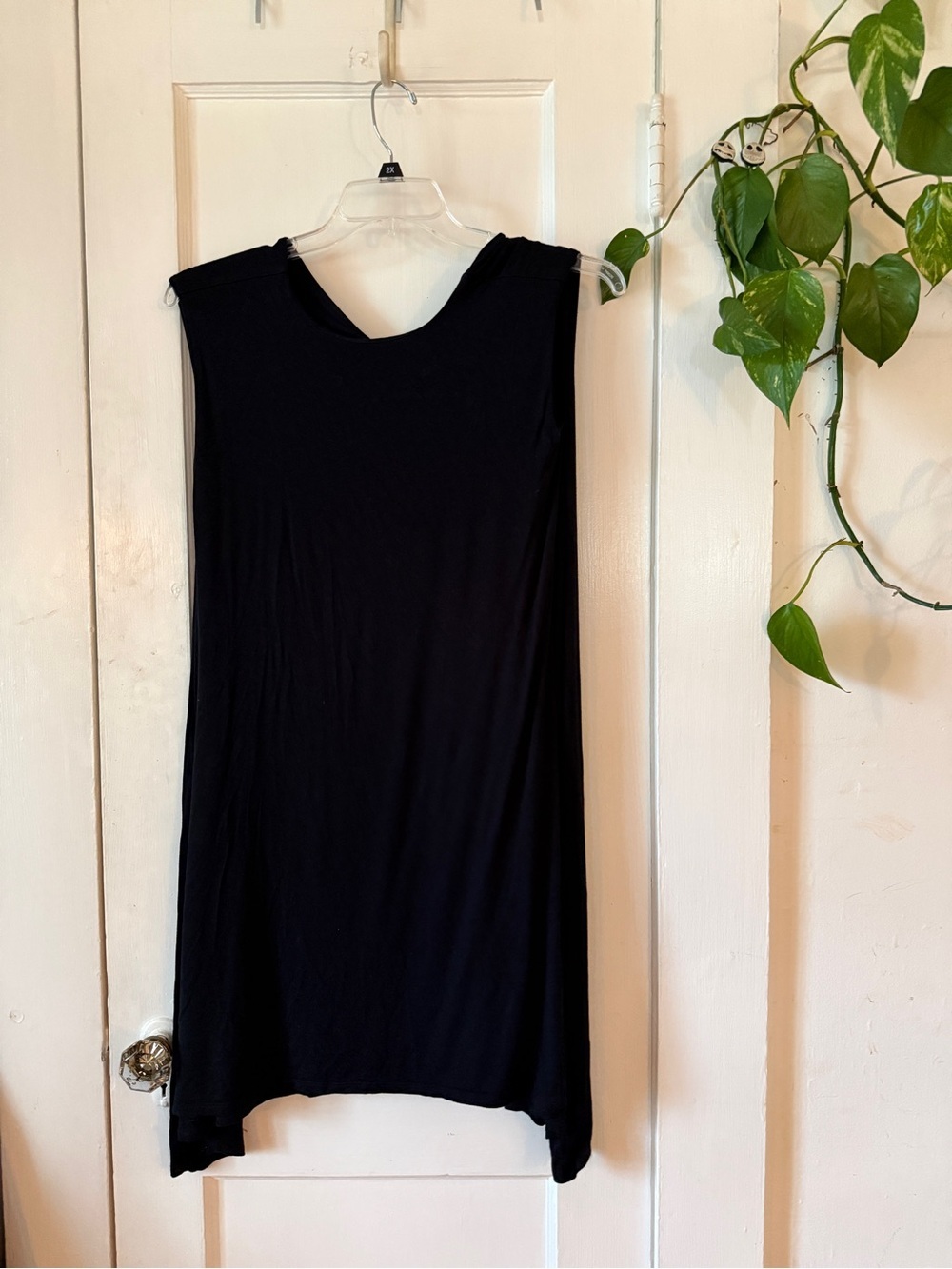 Cynthia Rowley Black Sleeveless Dress Top size S